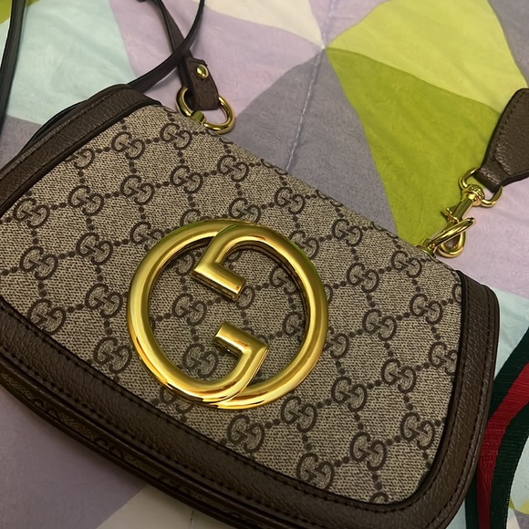 Designer Inspired Crossbody Bag with 2 straps MC - Picture 2 of 9